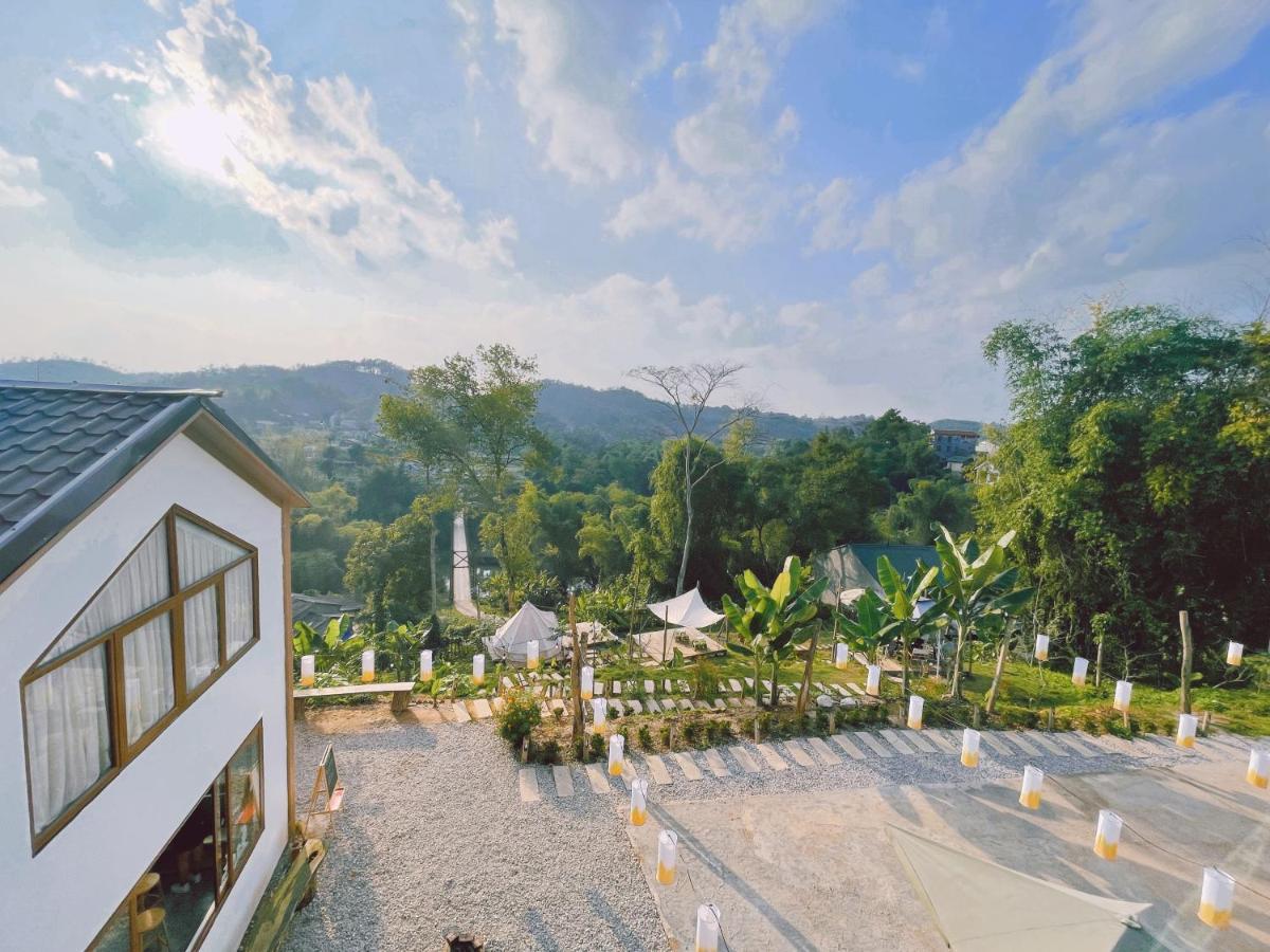 Micasa - Nha Gac Mai Tren Dinh Doi Villa Cao Bang Dış mekan fotoğraf